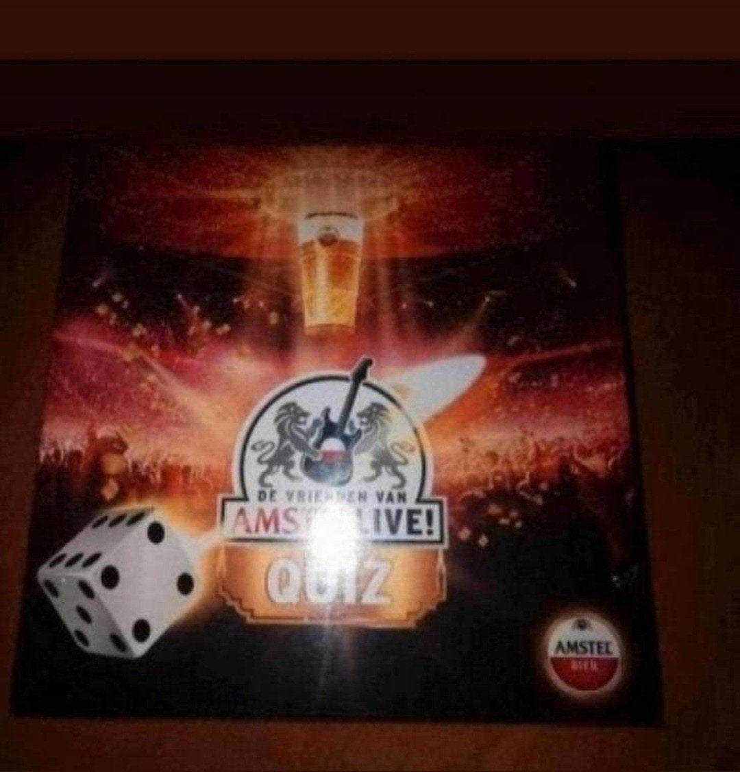 Amstel Live! Quiz Bordspel - De Vrienden van Amstel, Vijf spelers of meer, Ophalen of Verzenden, Nieuw, Amstel