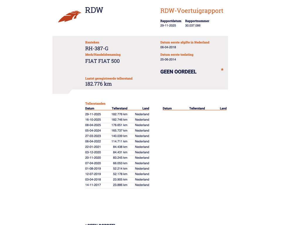 Fiat 500 1.2 Sport Virtual Blue&Me! Inruil mogelijk!, Auto's, Gebruikt, 4 cilinders, 840 kg, Leder en Stof