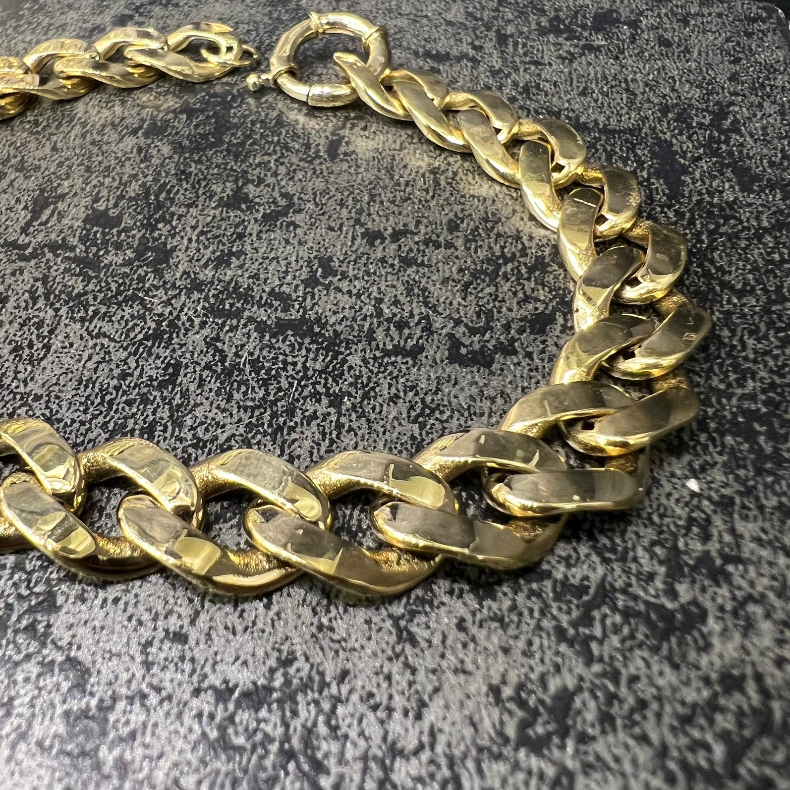18 karaat gouden armband gourmet schakel, Ophalen of Verzenden, Zo goed als nieuw, Goud