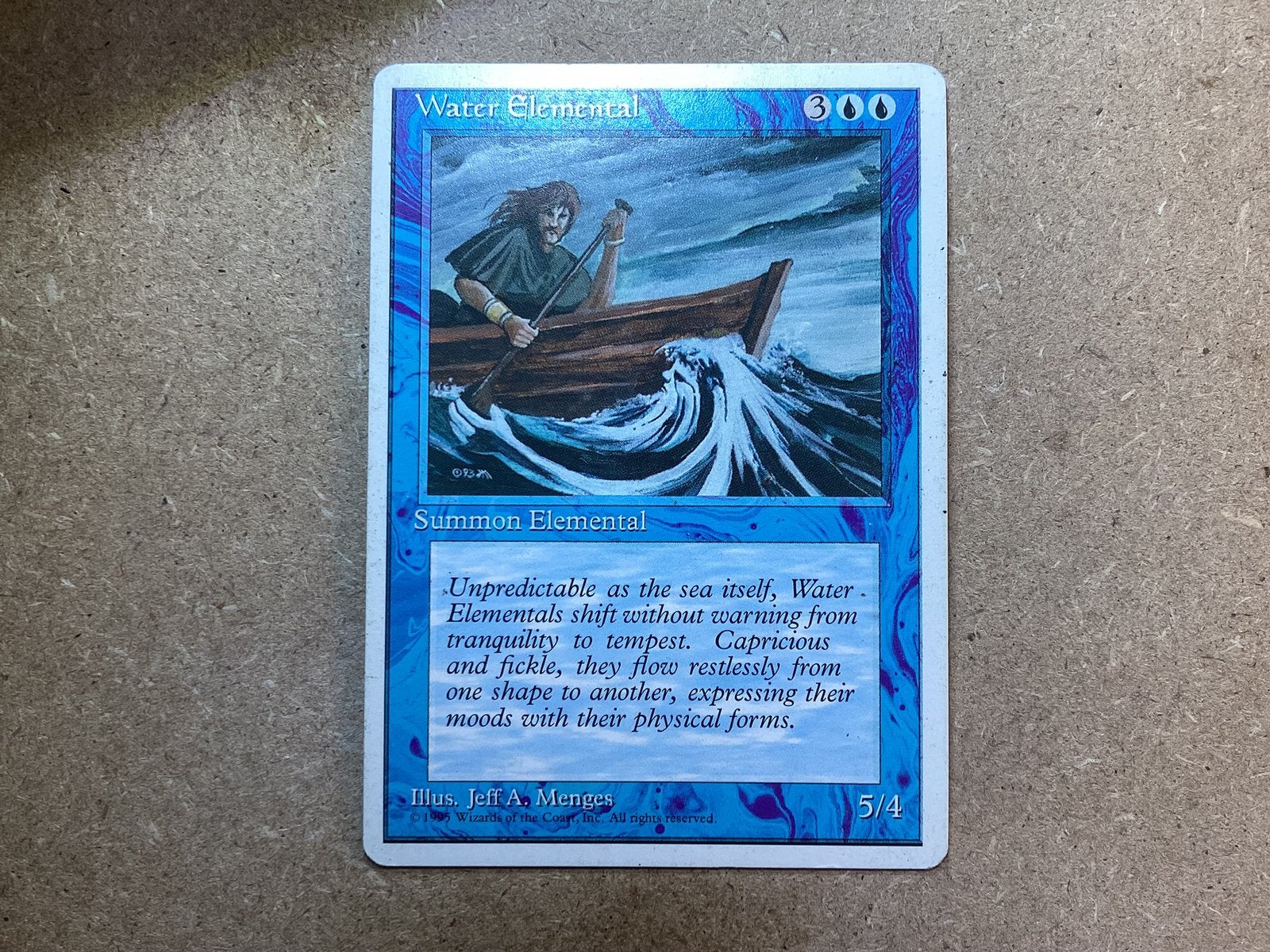 1x Water Elemental (Light Played), Ophalen of Verzenden, Gebruikt, Losse kaart