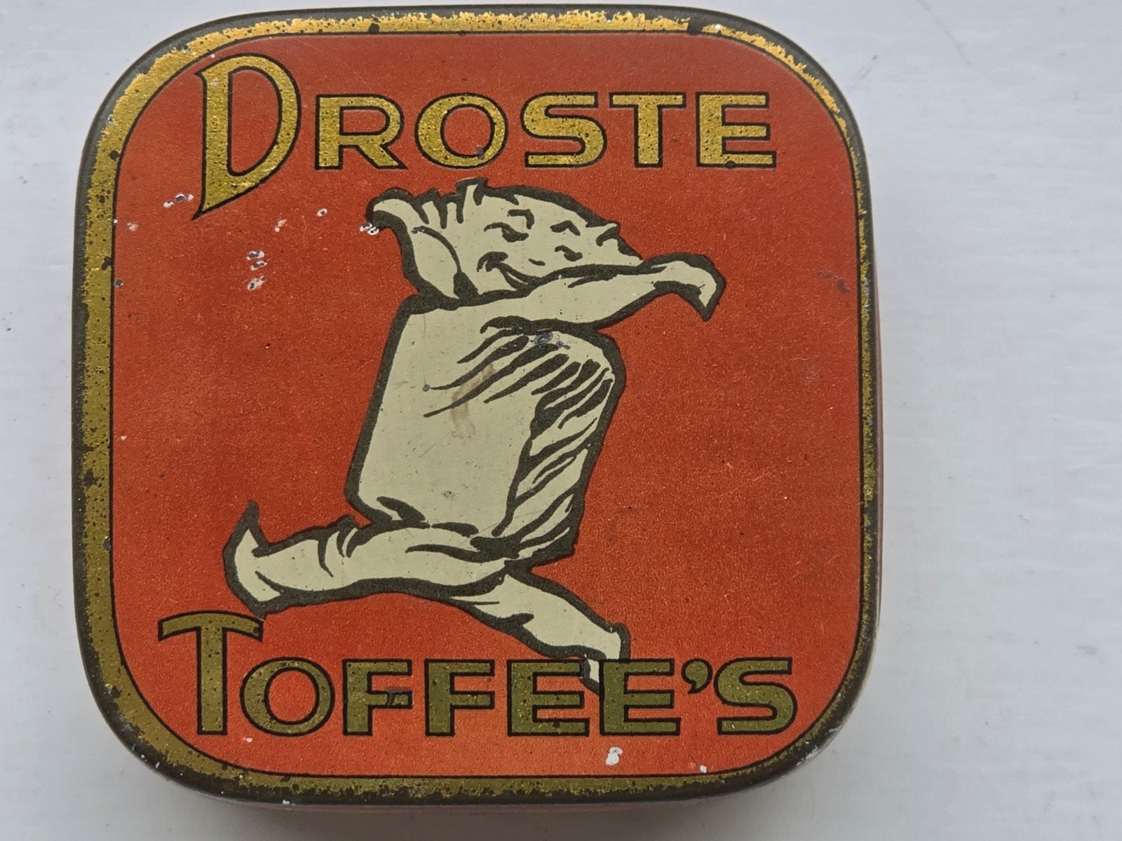 Droste Toffees blikje, Ophalen of Verzenden, Gebruikt, Overige, Droste