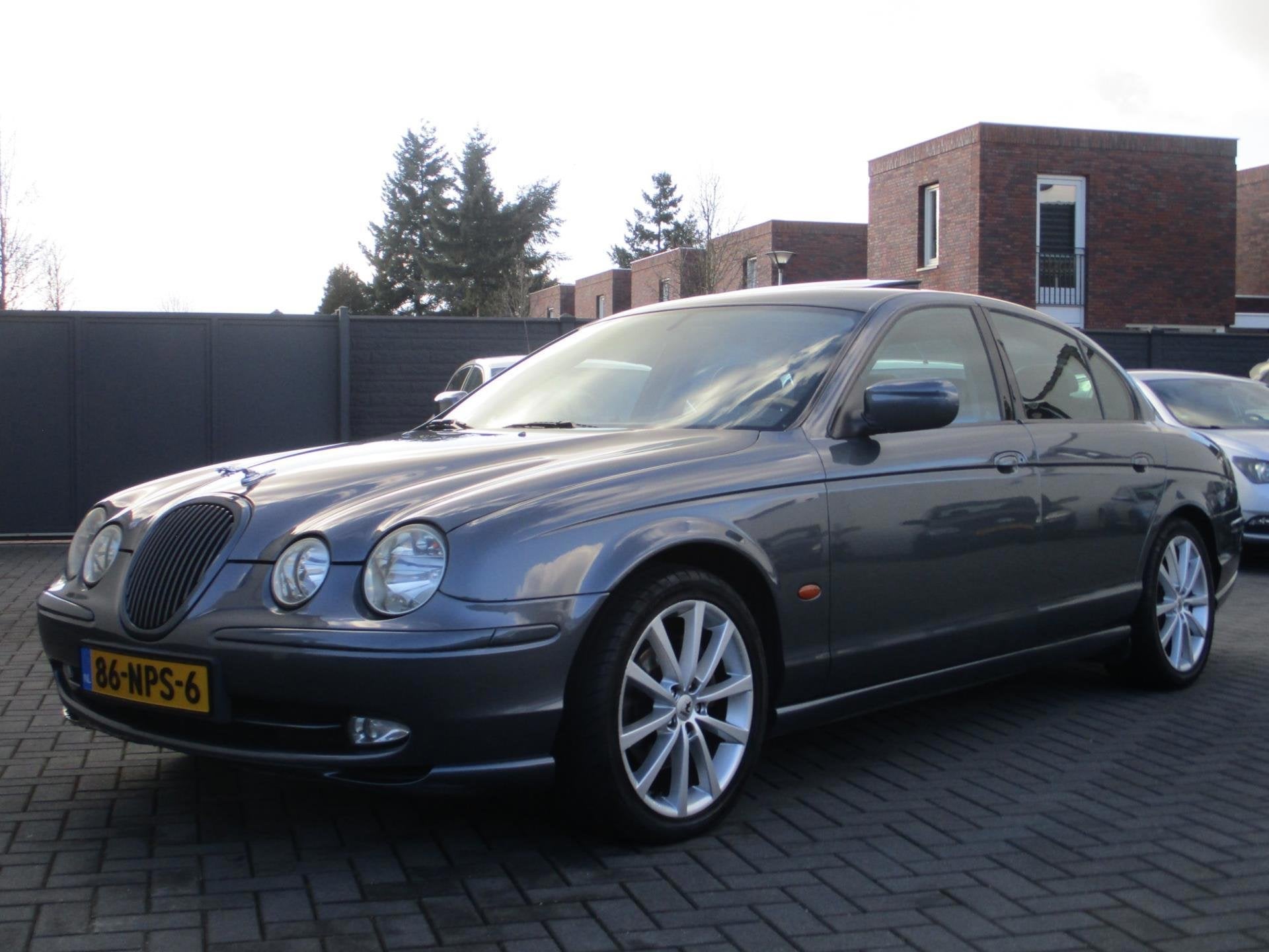 Jaguar S-type 3.0 V6 AUT LEER NAVI YOUNGTIMER, Auto's, Jaguar, Automaat, Achterwielaandrijving, Gebruikt, Zwart