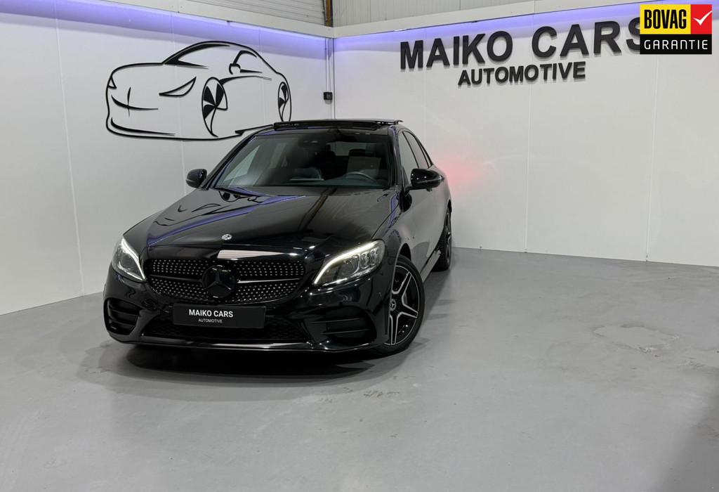Mercedes-Benz C-klasse 300 e AMG LINE Limited| Panoramadak|, Auto's, Automaat, Achterwielaandrijving, Gebruikt, Zwart