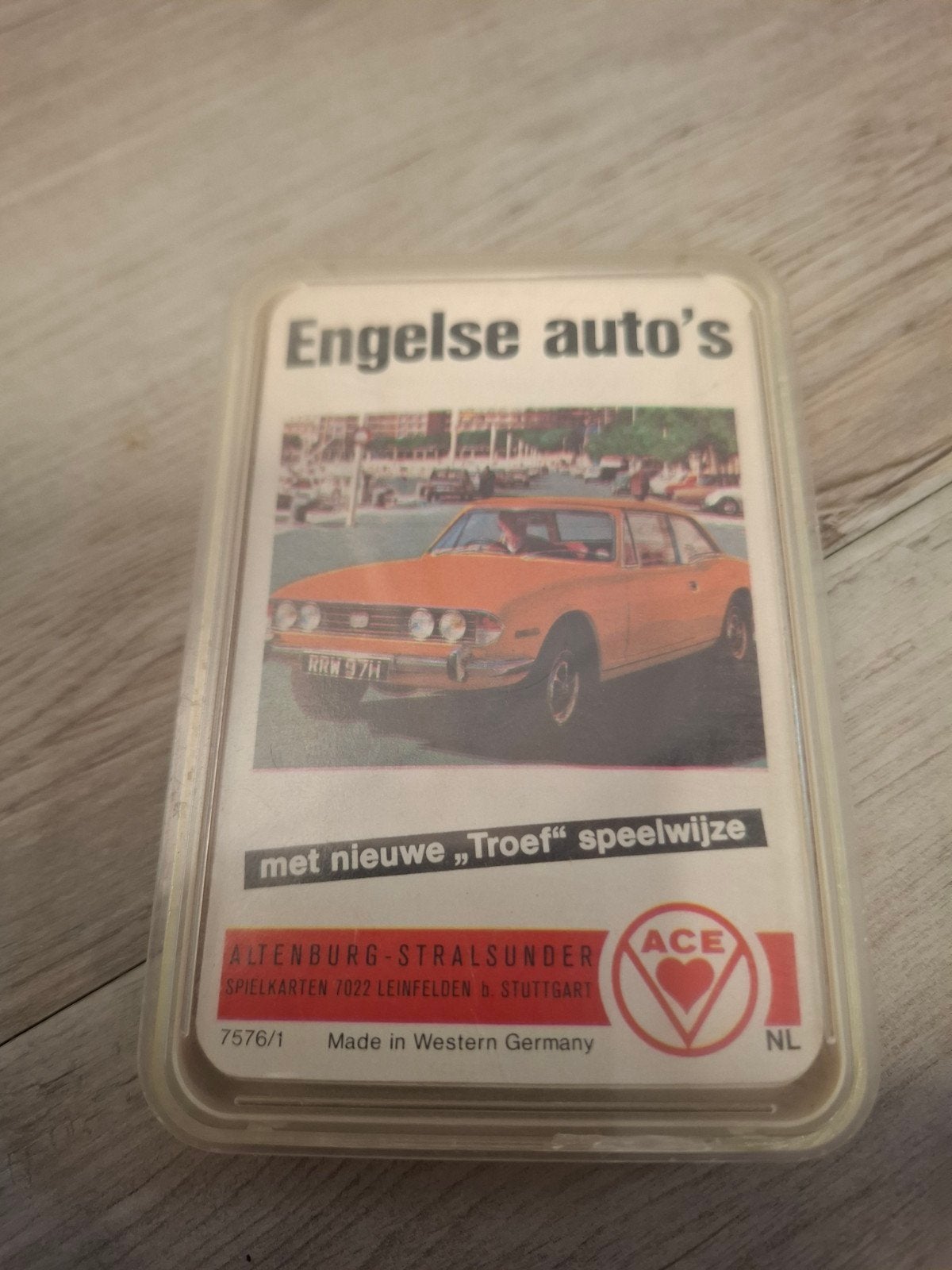 Kwartet - Engelse auto's Troef (Altenburg-Stralsunder), Een of twee spelers, Ophalen of Verzenden, Gebruikt, Altenburg-Stralsunder