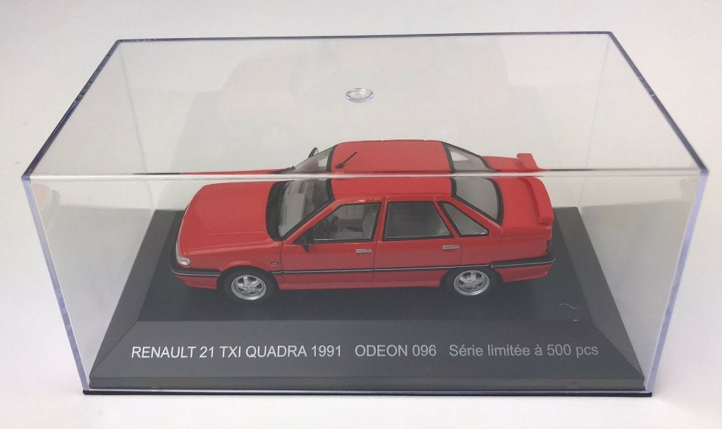 Odeon 1:43 Renault 21 TXi  Quadra 1991 rood, limited 504 pcs, Overige merken, -, Nieuw, Ophalen of Verzenden