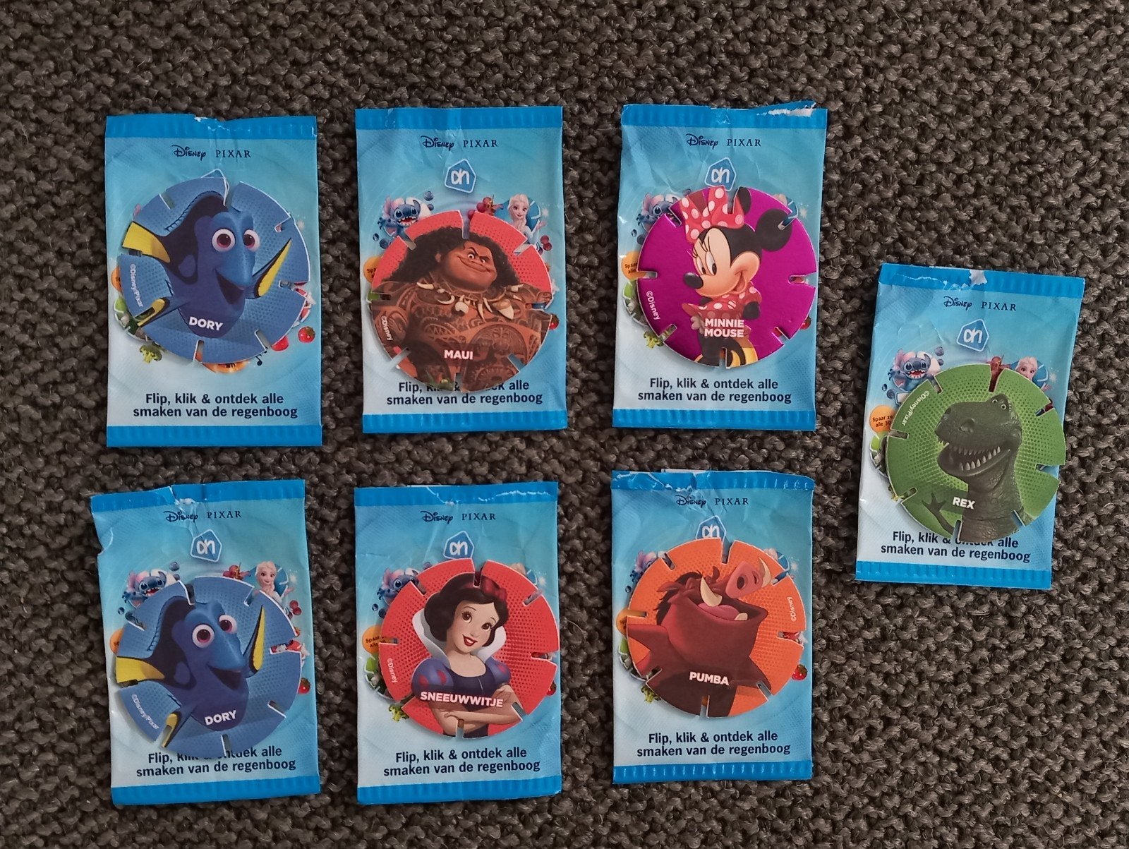 8 geopend Diskeys Diskeyz Disney Albert Heijn AH - ook los, Albert Heijn, Ophalen of Verzenden