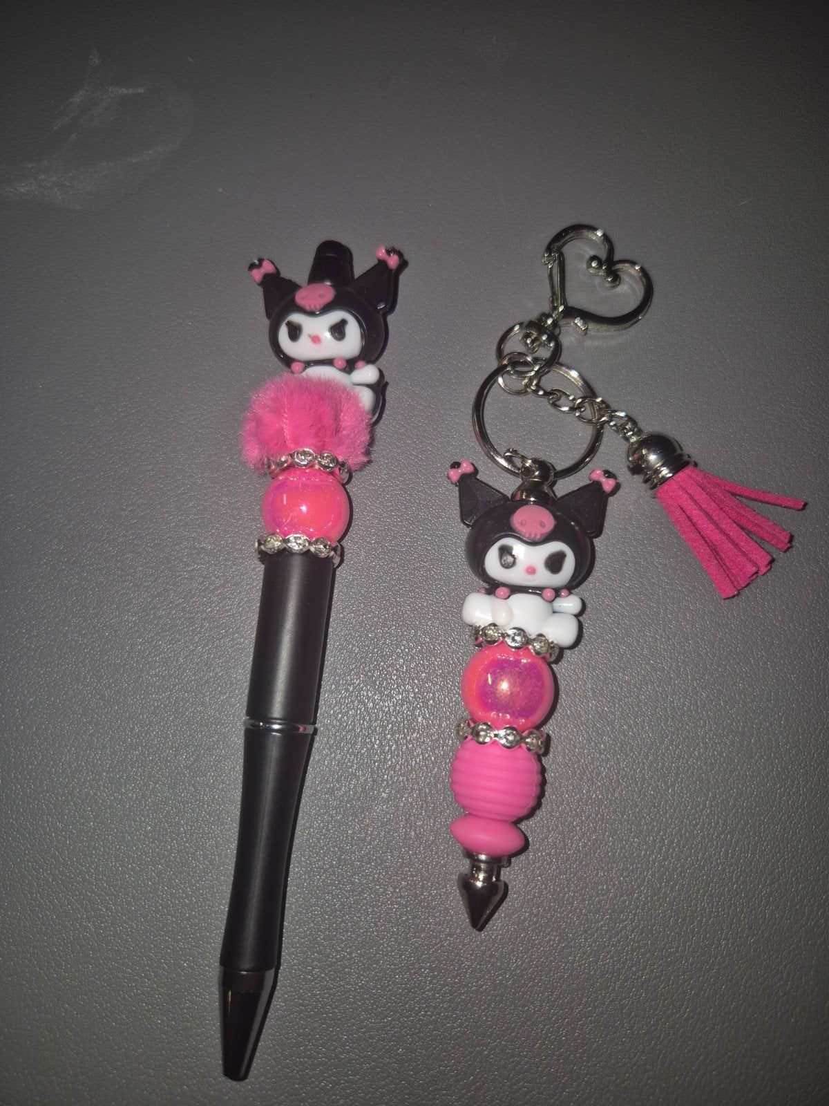 Leuke pen en sleutelhanger set van Kuromi, Ophalen of Verzenden, Nieuw