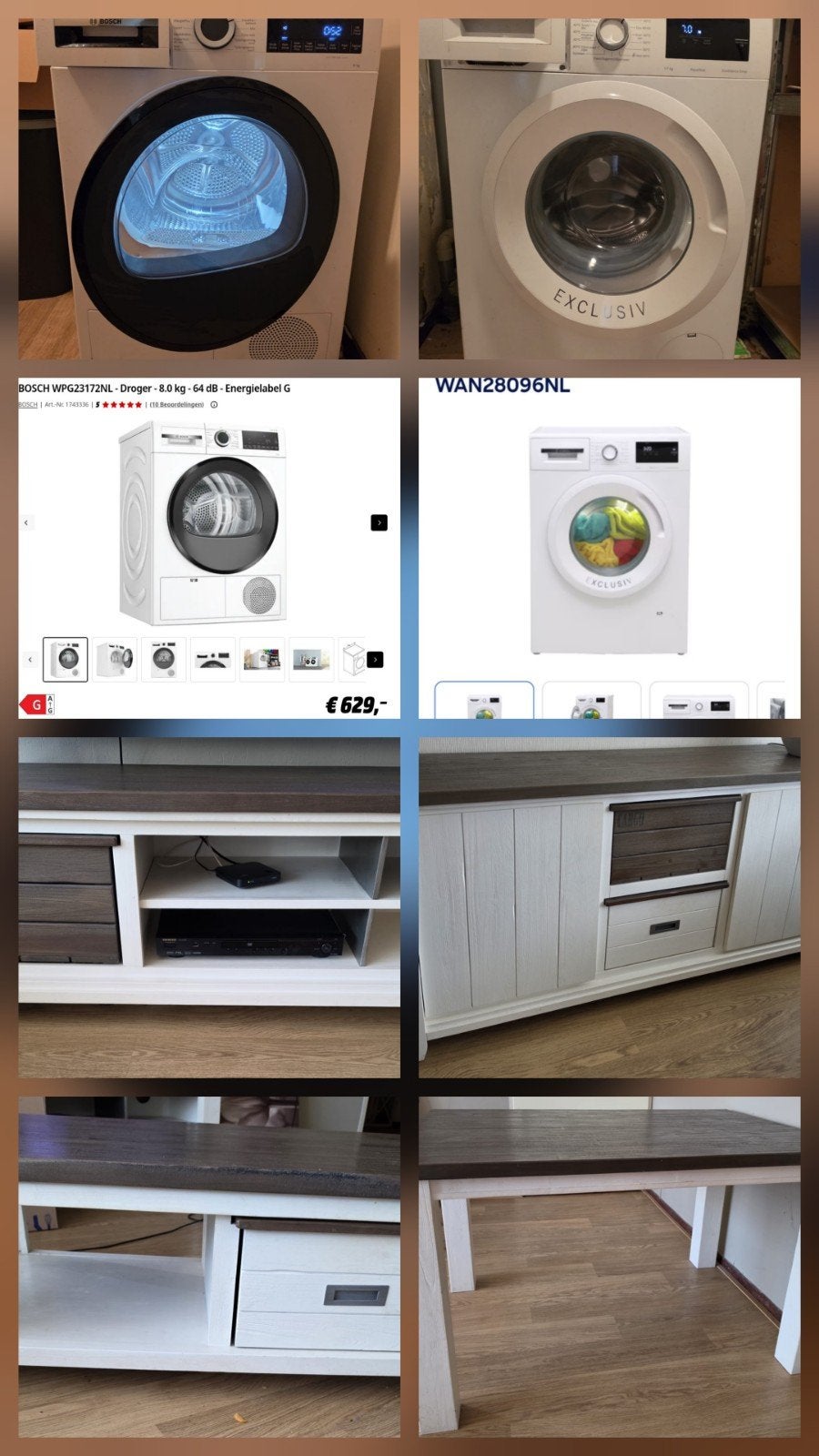 Complete inboedel-meubels-wasmachine-condensdroger, Huis en Inrichting, Ophalen