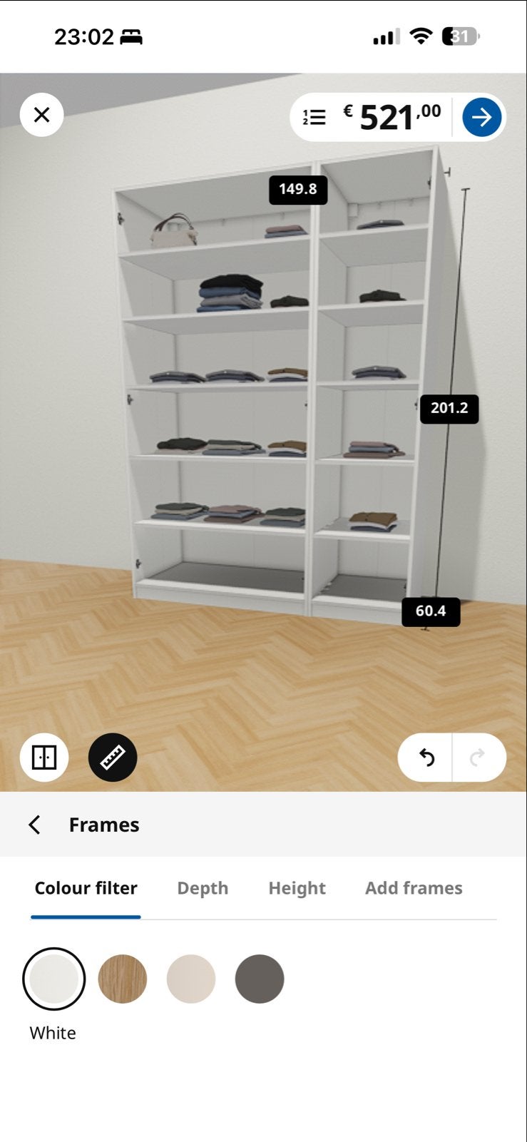 Ikea Pax - Zo goed als nieuw, Huis en Inrichting, 100 tot 150 cm, 200 cm of meer, Ophalen of Verzenden, Zo goed als nieuw