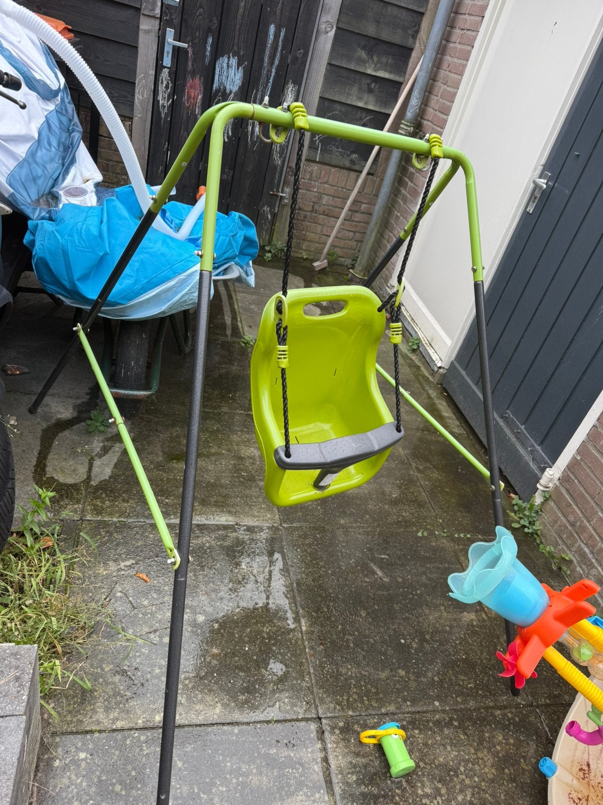 Gratis kinder schommel, Ophalen, Gebruikt