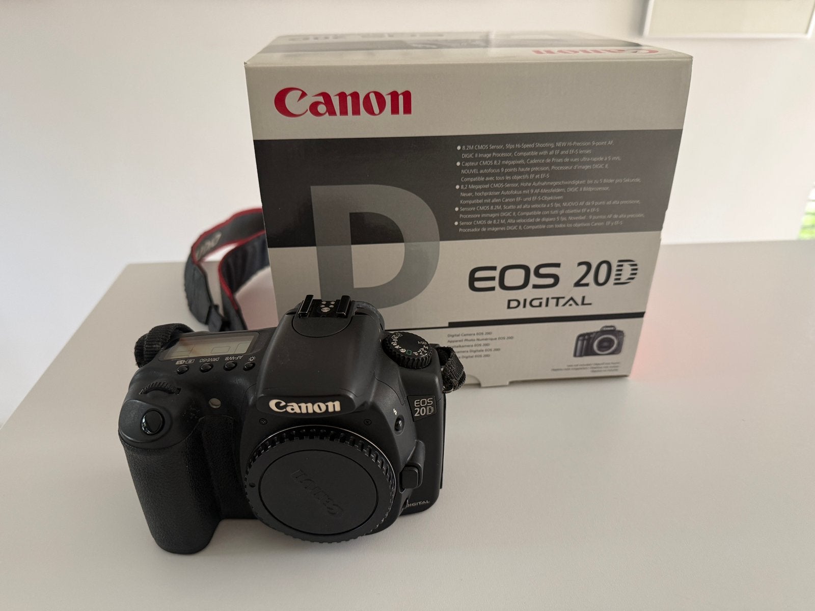 Canon EOS 20D Spiegelreflexcamera, Audio, Tv en Foto, Fotocamera's Digitaal, Ophalen, Gebruikt, Spiegelreflex, Canon