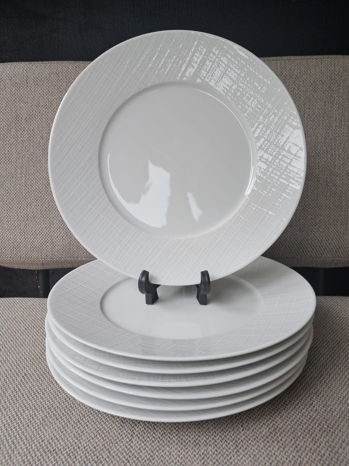 Bernardaud Organza dinerborden, Ophalen, Overige merken, Zo goed als nieuw, Bord(en)