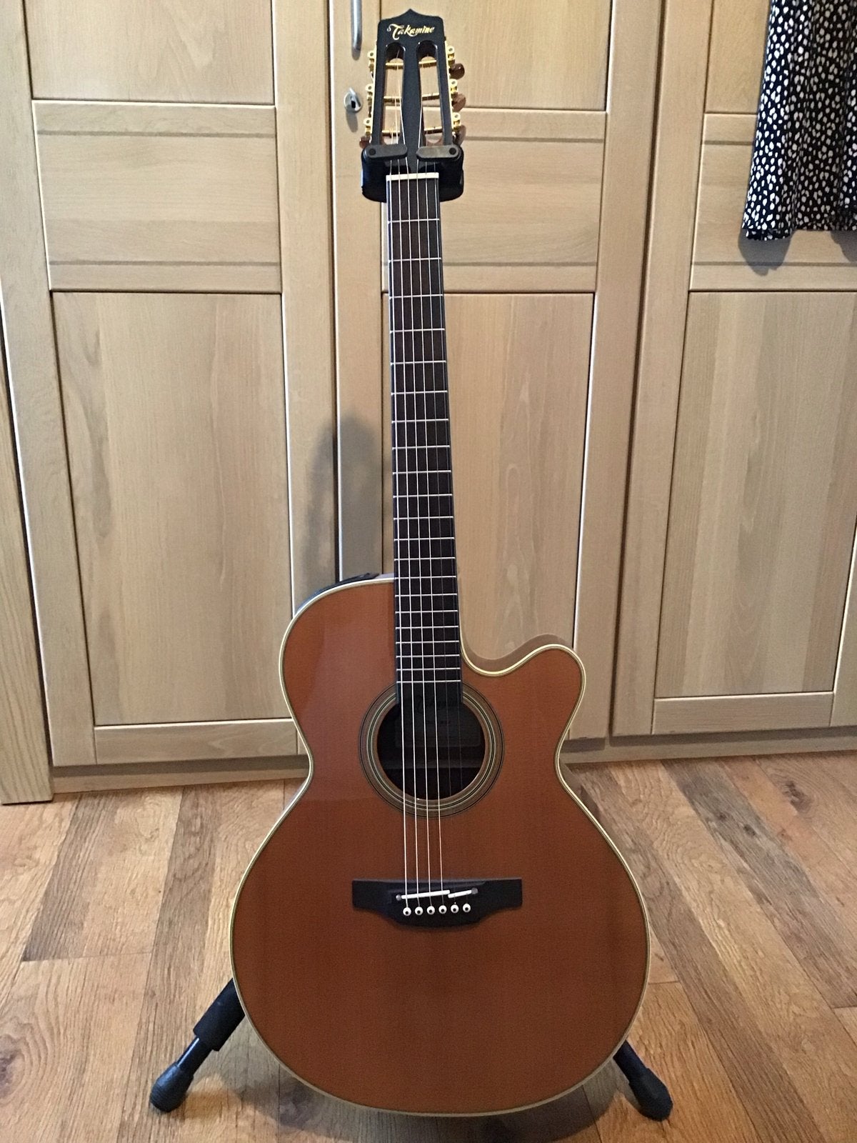 Takamine CNC-WS1 Gitaar met brede hals, Ophalen of Verzenden, Zo goed als nieuw, Western- of Steelstringgitaar, Met koffer