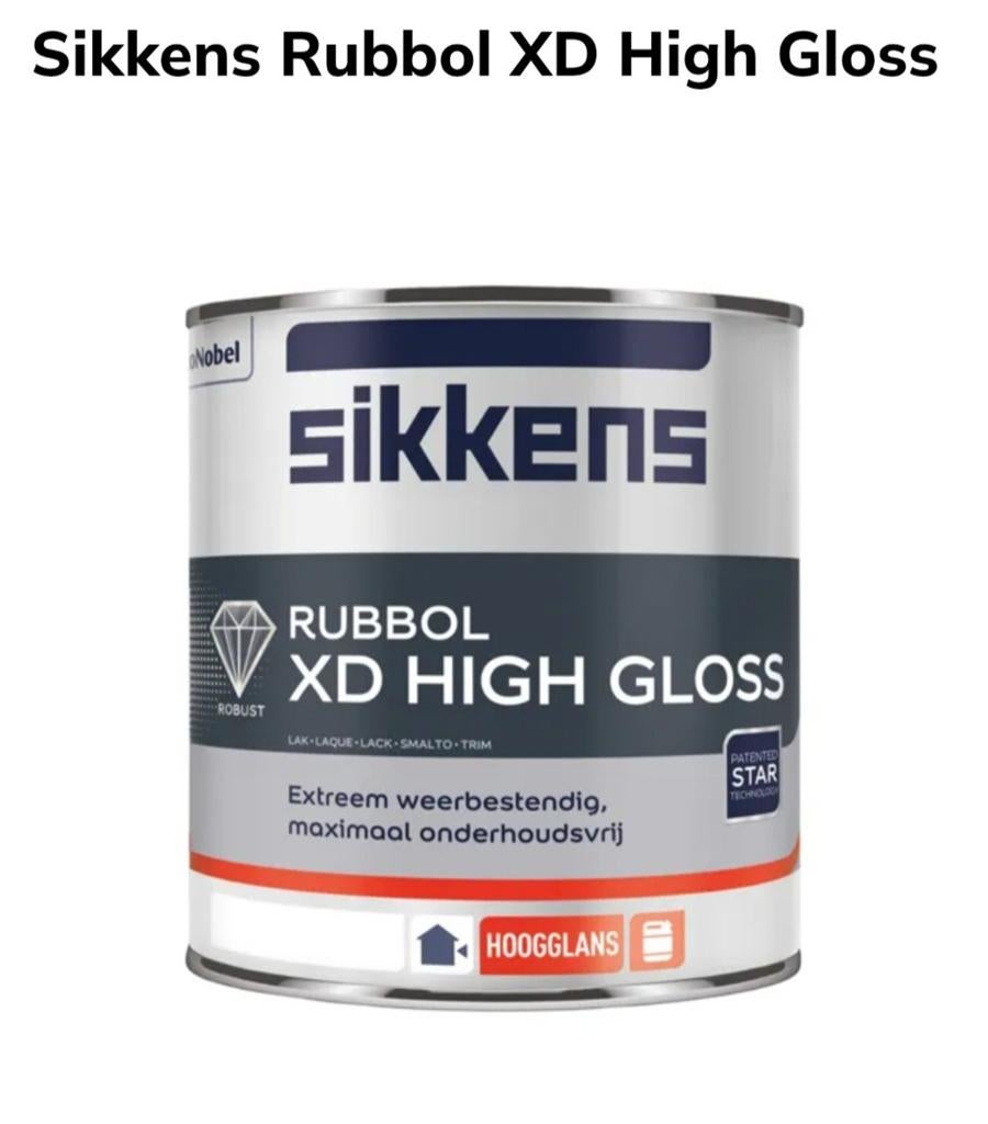 SIkkens XD HIGH GLOSS, Doe-het-zelf en Verbouw, Ophalen of Verzenden, Nieuw