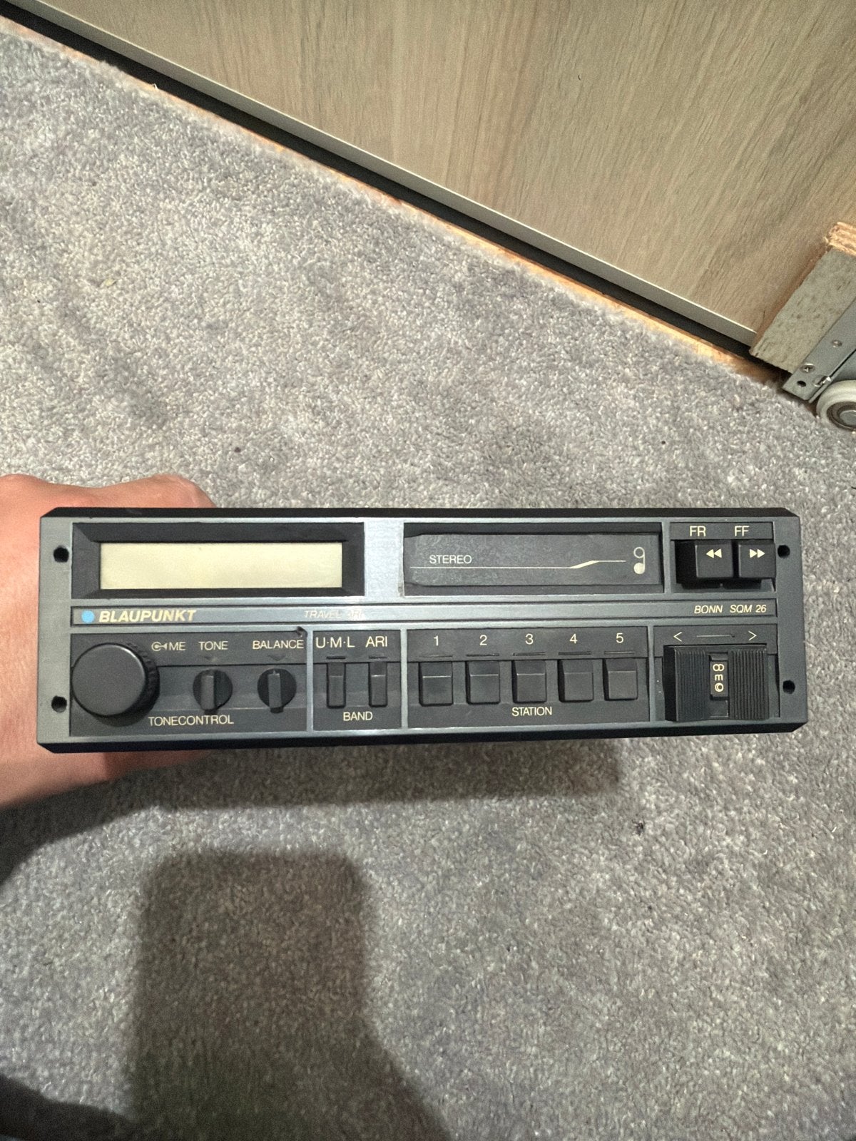 Blaupunkt Bonn SQR 26 Autoradio - Vintage Stereo, Ophalen of Verzenden, Gebruikt