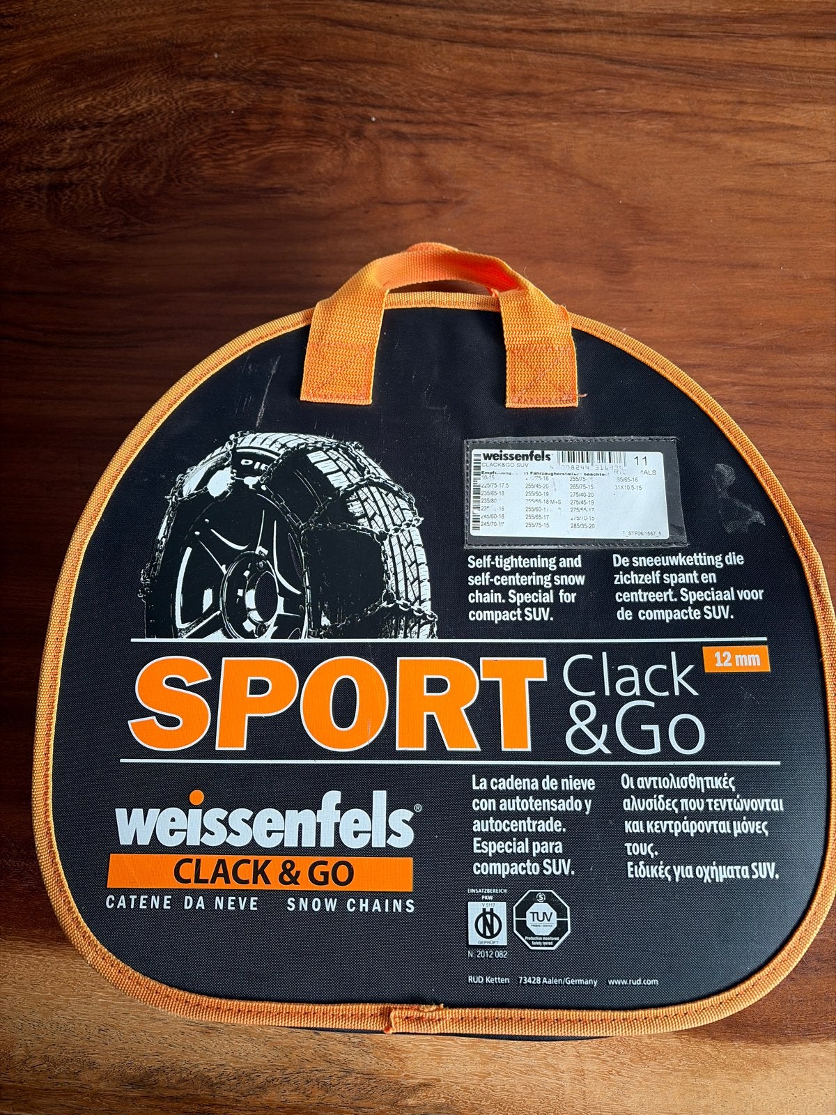 Weissenfels Clack & Go Sport Sneeuwkettingen, Auto diversen, Ophalen of Verzenden, Nieuw