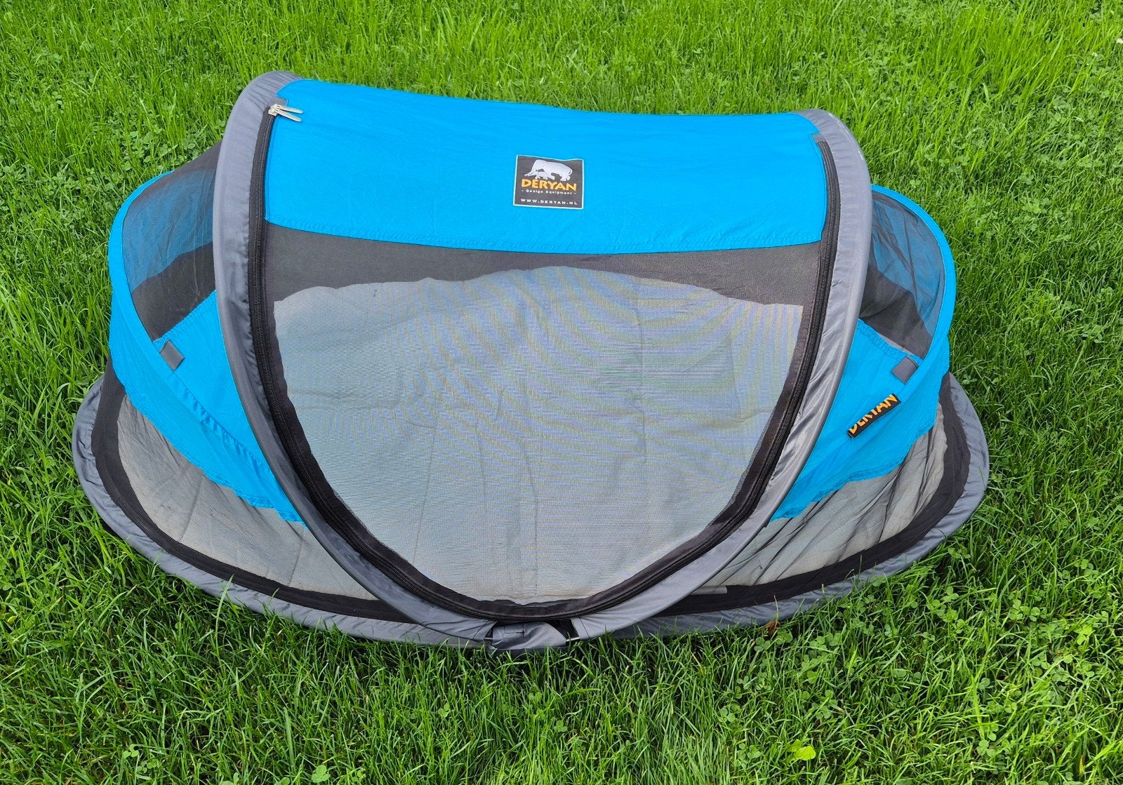 Deryan Travel Cot Baby Luxe - Opvouwbaar babytent, Ophalen of Verzenden, Zo goed als nieuw, Reisbedje