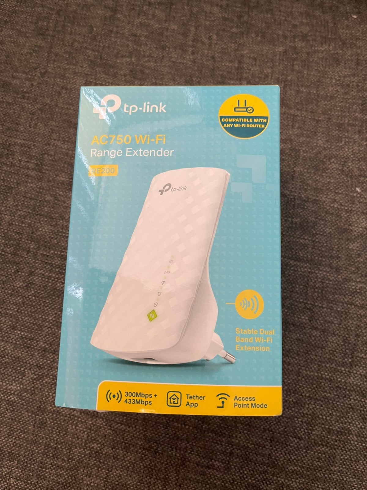 TP-Link AC 750 Wi-fi RE200 versterker, Ophalen of Verzenden, Zo goed als nieuw