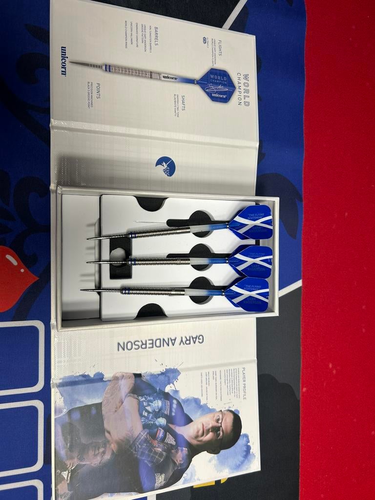 Unicorn Gary Anderson W.C. Phase 3 90% Deluxe - Dartpijlen, Ophalen of Verzenden