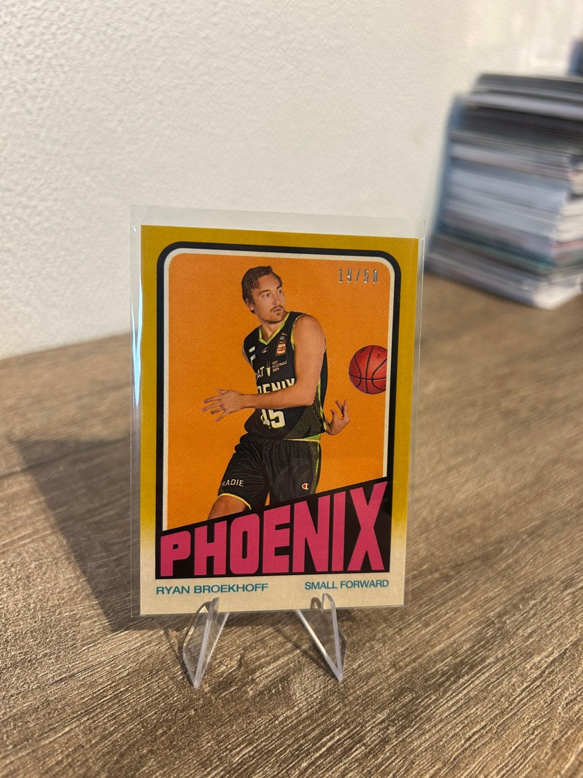 Ryan Broekhoff 2021-22 Topps NBL Gold Retro #72-16 SF, Ophalen of Verzenden, Zo goed als nieuw, Buitenlandse clubs