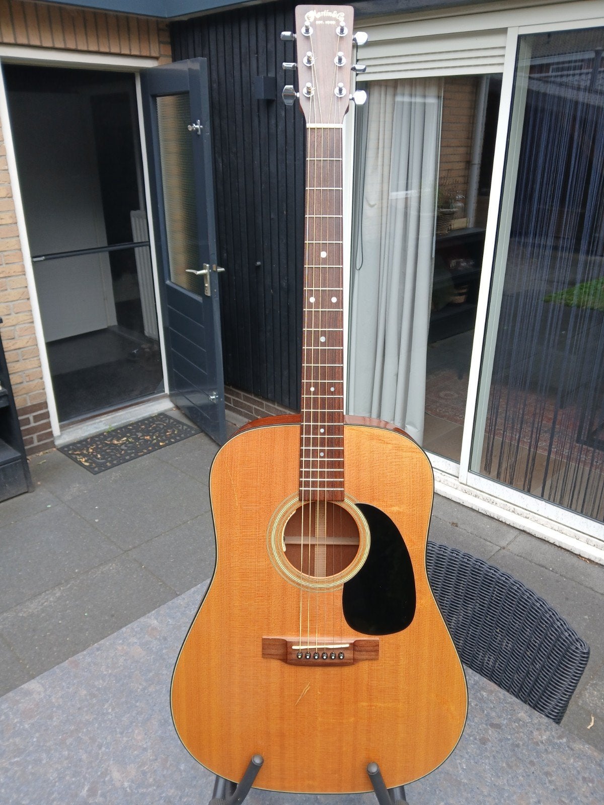 Martin D-18 Western gitaar met originele koffer, Muziek en Instrumenten, Ophalen, Gebruikt, Western- of Steelstringgitaar, Met koffer