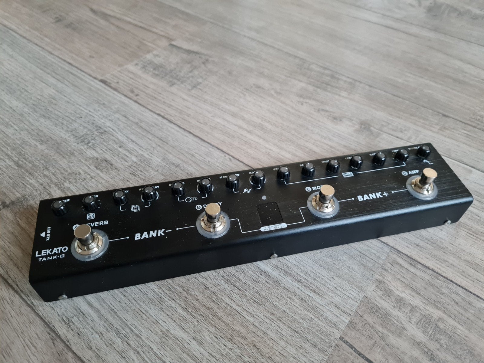 LEKATO TANK-G Gitaar Multi-Effect Processor, Ophalen of Verzenden, Zo goed als nieuw, Reverb