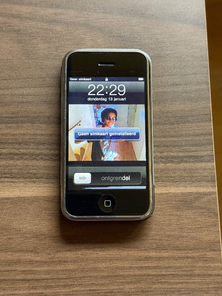 iPhone 2g, Telecommunicatie, Mobiele telefoons | Apple iPhone, Ophalen of Verzenden, Gebruikt, Zilver, IPhone 2G Original