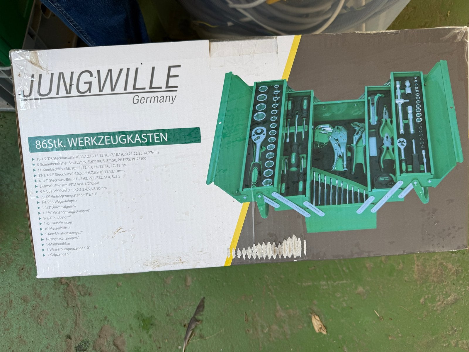 Jungwille 86-delige gereedschapskist Nieuw in doos, Doe-het-zelf en Verbouw, Ophalen, Nieuw, Gereedschapsset, Overige merken