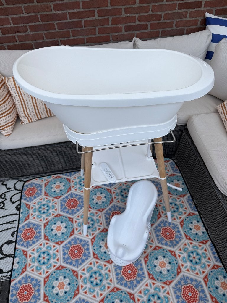 Babybad compleet, Kinderen en Baby's, Badjes en Verzorging, Ophalen, Zo goed als nieuw, Badje, Bébé-jou