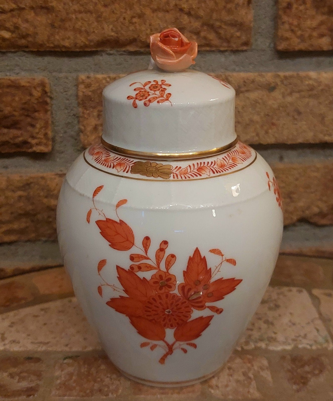 Herend bonbonniere of snuister pot, Ophalen of Verzenden