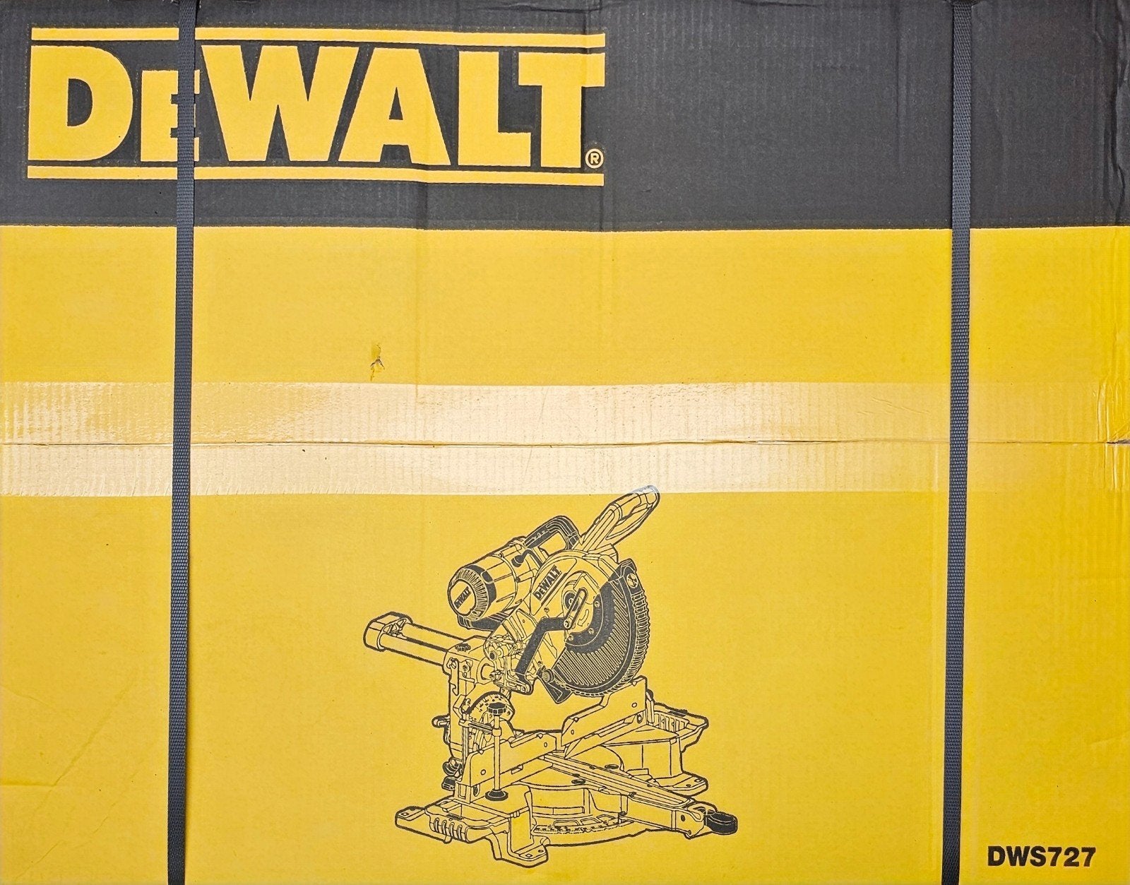 DeWalt DWS727-QS Afkortzaag 1675W - Nieuw in doos, Ophalen, DeWalt, 70 mm of meer, Nieuw
