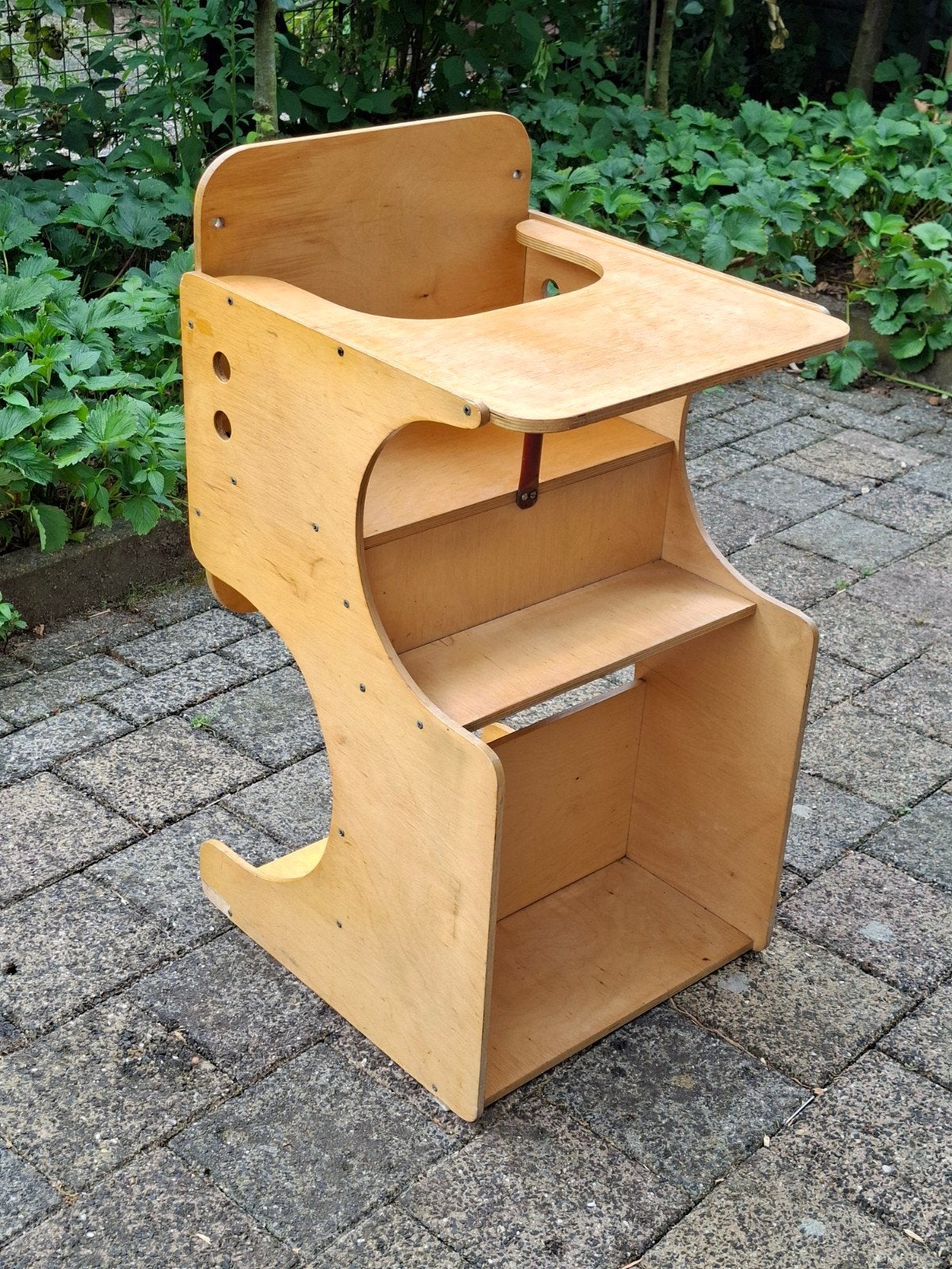 VINTAGE design Multifunctionele houten 3-in-1 kinderstoel, Ophalen, Gebruikt, Overige typen