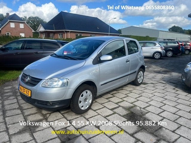 VOLKSWAGEN Fox 1.4 55KW Trendline Slechts 95.000 KM, Auto's, Dealer onderhouden, 4 stoelen, Origineel Nederlands, Bedrijf