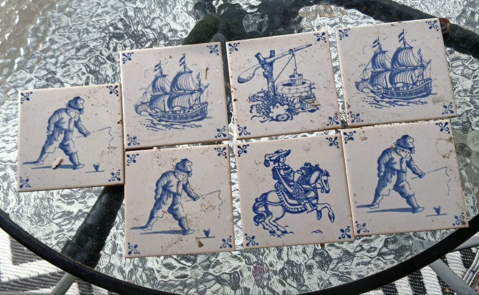 MOSA Tegeltjes, Ophalen