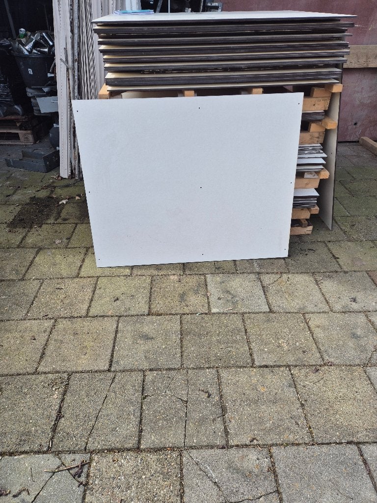 trespa platen, Ophalen, Gebruikt