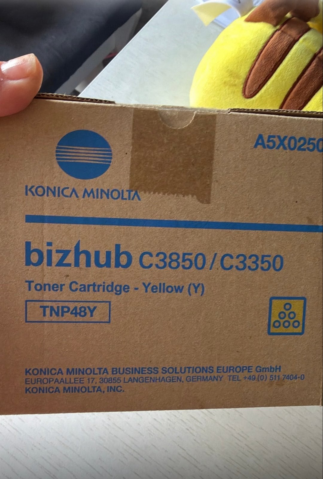 Konica Minolta bizhub C3850/C3350 Gele Toner Cartridge TNP48, Ophalen of Verzenden
