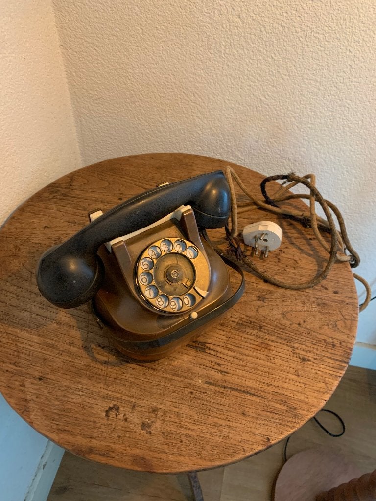 Koperen telefoon, Antiek en Kunst, Ophalen