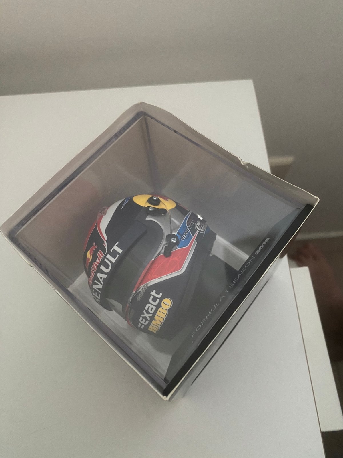 Max Verstappen F1 2015 Toro Rosso Helm Schaalmodel, Ophalen of Verzenden, Zo goed als nieuw, Formule 1