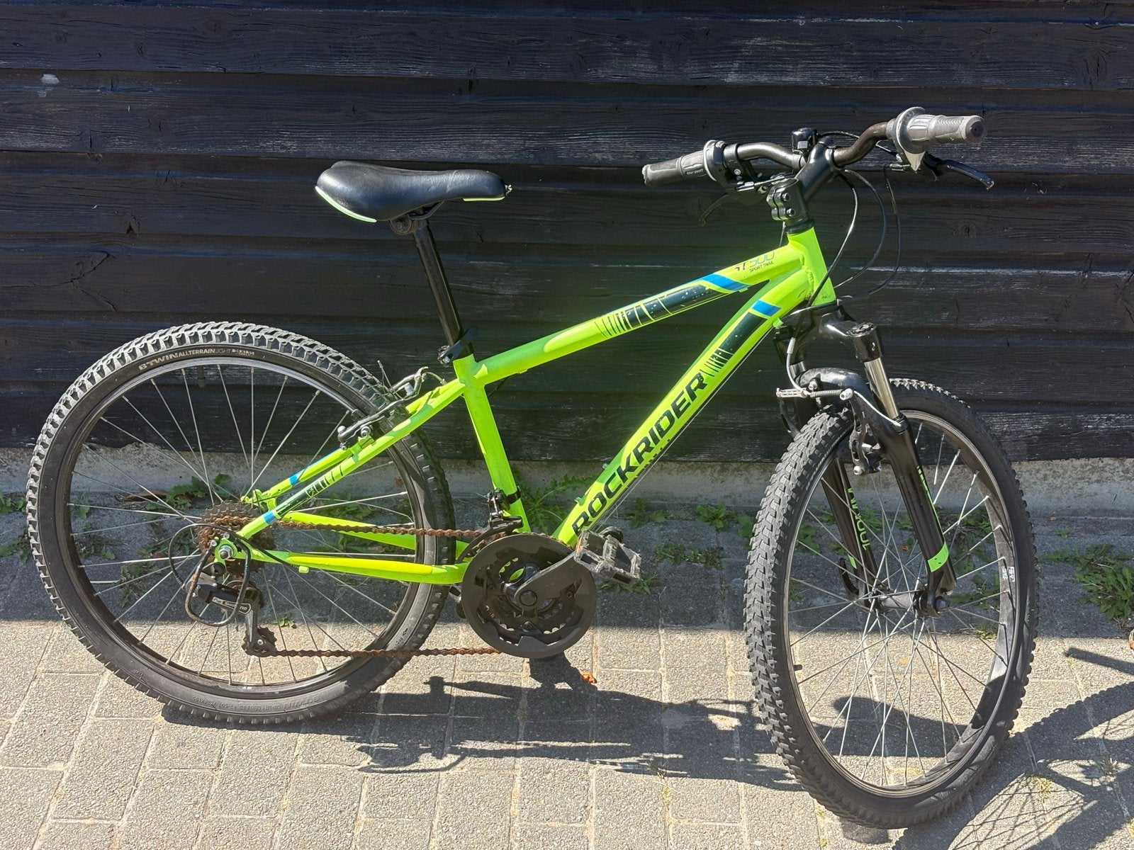 Rockrider ST500 24 inch Mountainbike - geel, Gebruikt, Hardtail, Ophalen, Overige merken