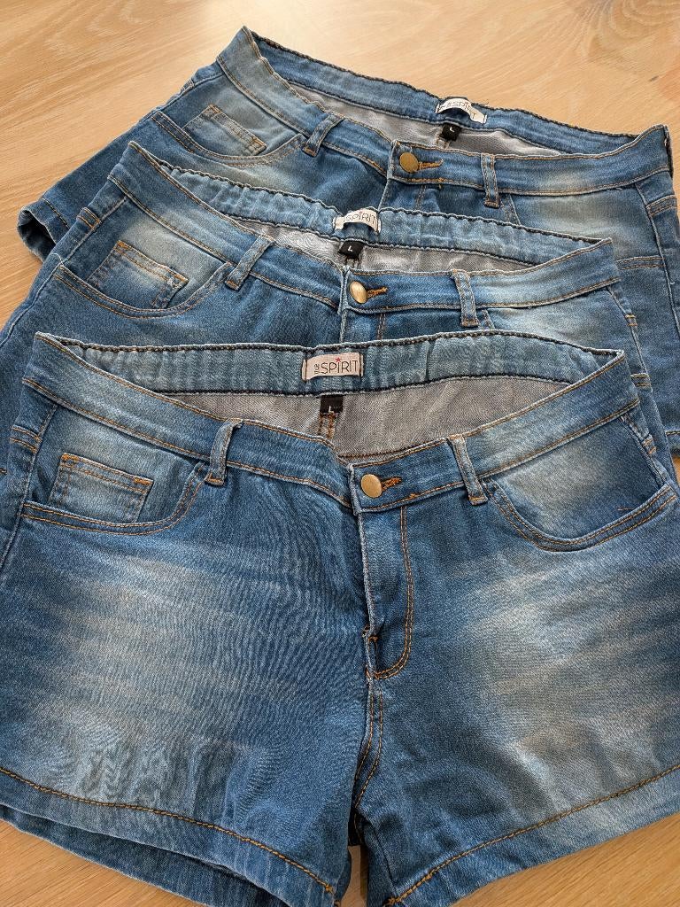 Jeans maat l. 3 stuks, Ophalen of Verzenden, Zo goed als nieuw, Blauw, W33 - W36 (confectie 42/44)