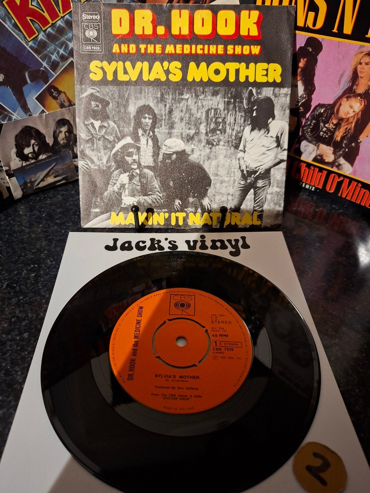 Dr. Hook - Sylvia's Mother / Makin' It Natural    1972, Gebruikt, 7 inch, Ophalen of Verzenden, Fotohoes