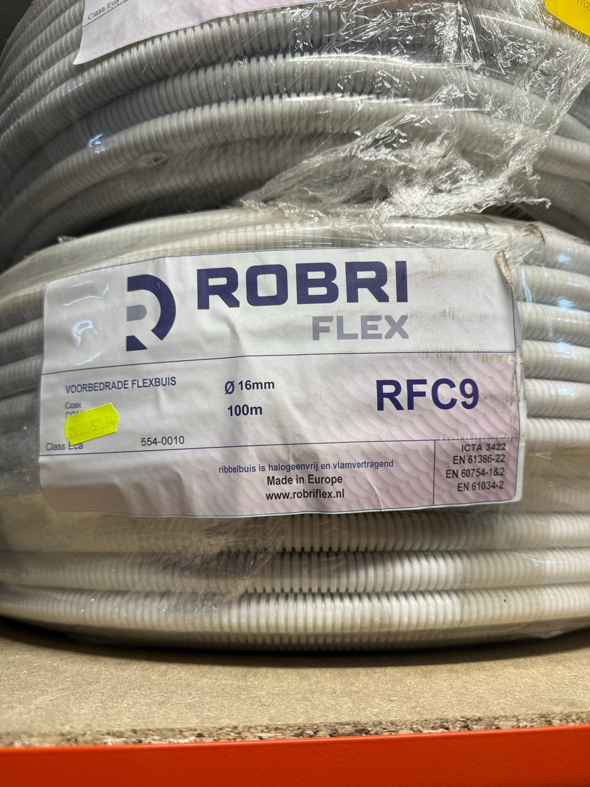Robriflex voorbedrade flexibele buis met coax kabel, 16mm, 1, Ophalen, Nieuw, Overige merken, Kabel of Snoer