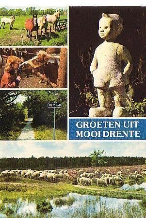 Ansichtkaart 	Dwingeloo	5-luik	Recr. centrum De Noordster, Verzenden, 1960 tot 1980, Gelopen, Drenthe