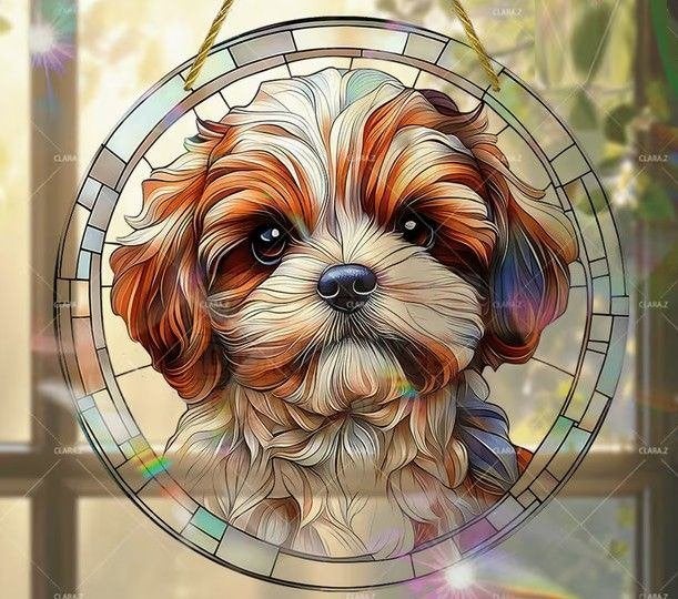 Raamhanger Shih tzu - boomer hondje, Verzenden, Meerkleurig, Nieuw, Kunststof