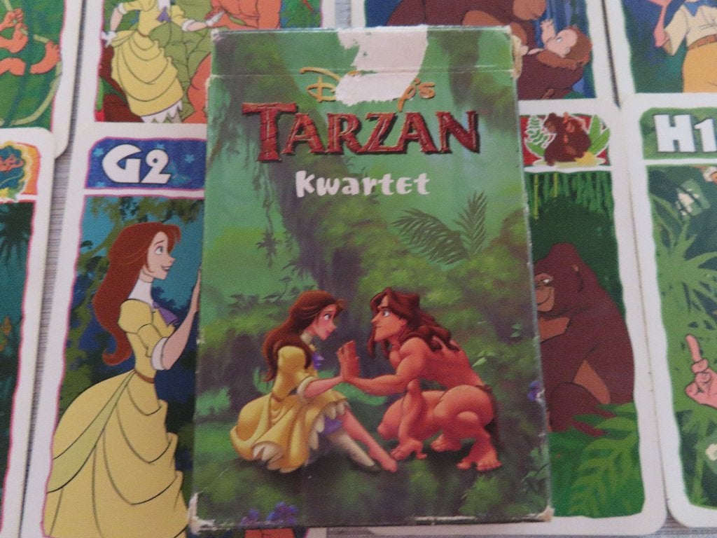 Kwartet Tarzan van Disney, Verzamelen, Ophalen of Verzenden, Zo goed als nieuw, Kwartet(ten)