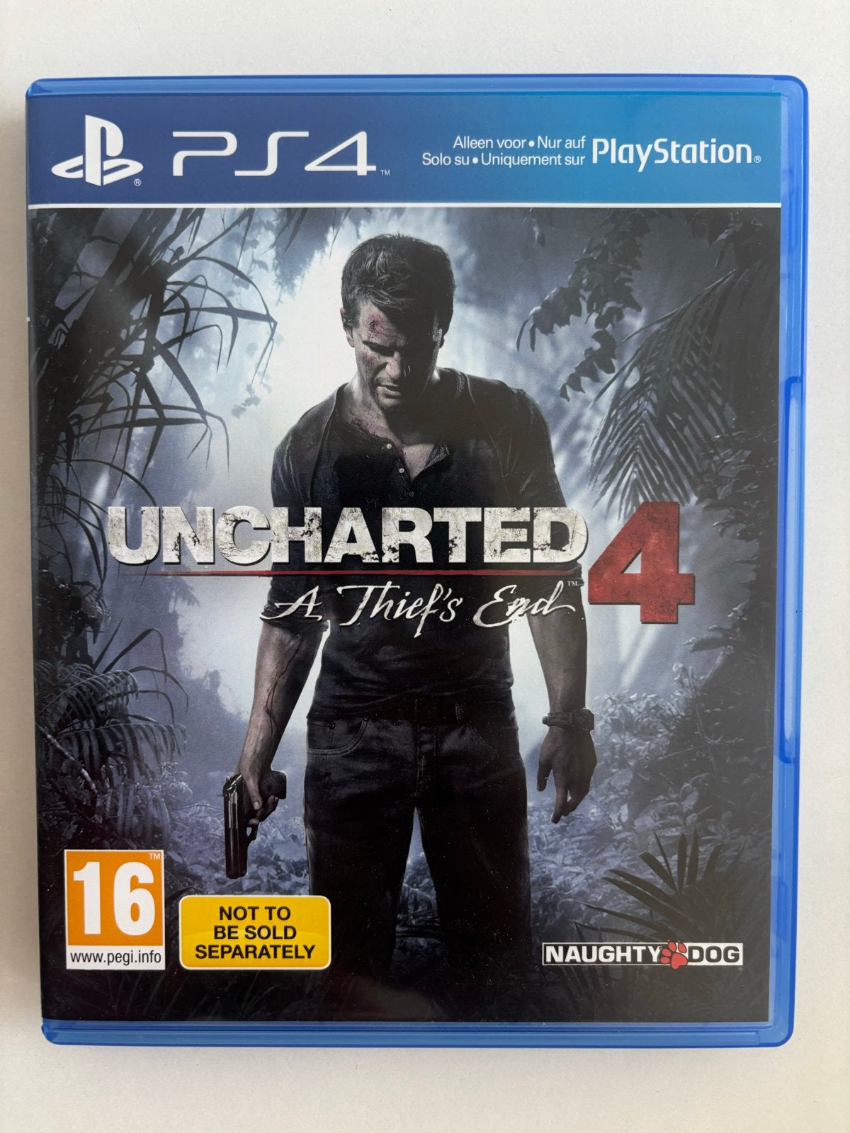 Uncharted 4: A Thief's End PS4 - Avontuurlijke Actiegame, Online, 1 speler, Zo goed als nieuw, Vanaf 16 jaar