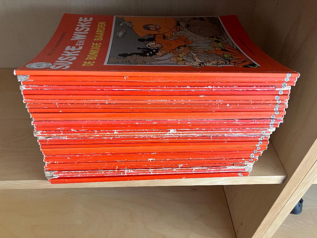 Stripboeken Suske en Wiske, 35 stuks, Meerdere stripboeken, Ophalen, Gelezen
