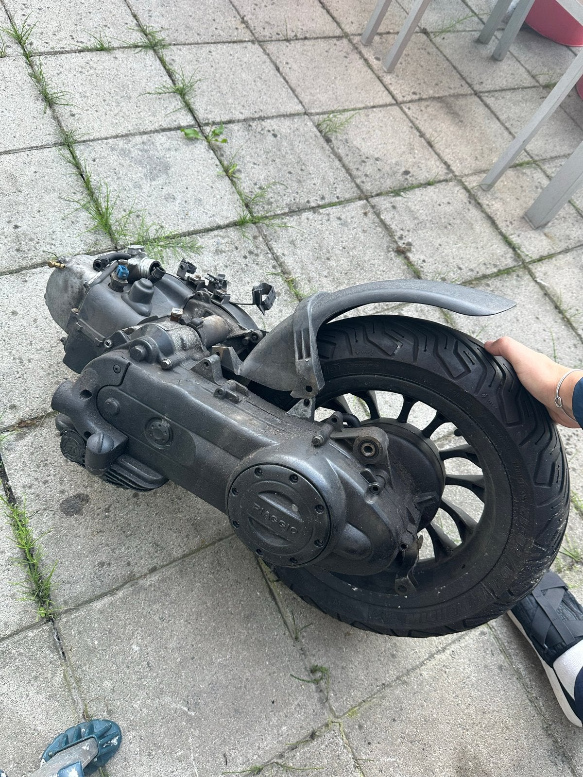 Vespa 80cc 4t blok defect - Malossi onderdelen, Ophalen of Verzenden, Gebruikt, Blok, Vespa