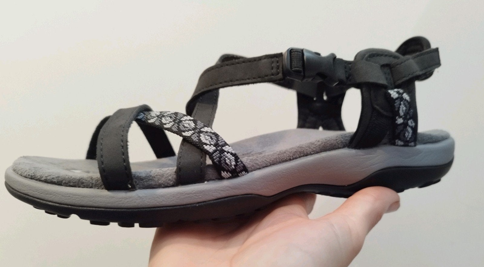 NEW! Skechers Memory foam sandalen 38 Zwart, Skechers, Verzenden, Zwart, Nieuw