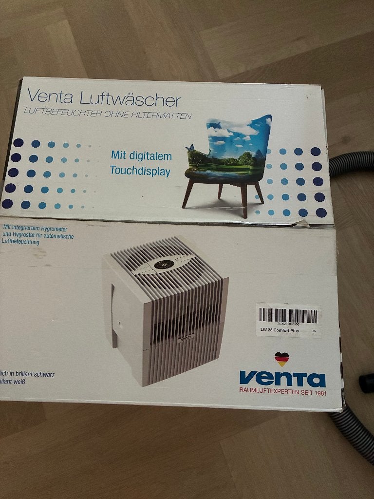 Venta luchtbevochtiger en luchtwasser, Ophalen, Zo goed als nieuw, Luchtbevochtiger